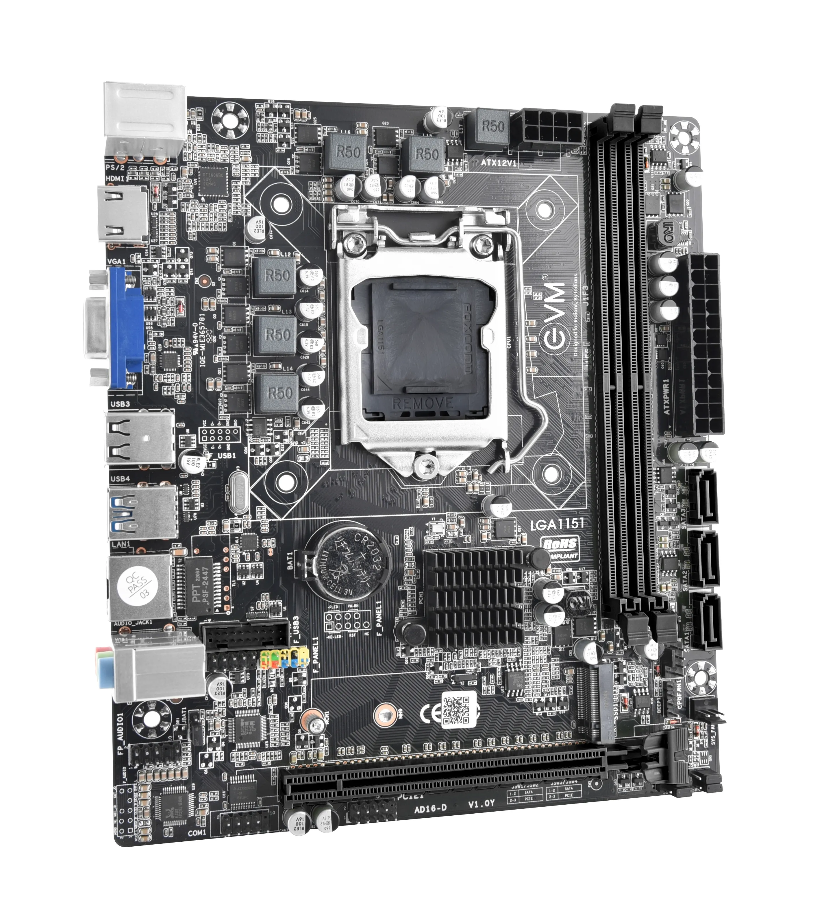 EVM H310G DDR4 Motherboard For Intel 8th | 9th Gen With NVMe Slot view 3
